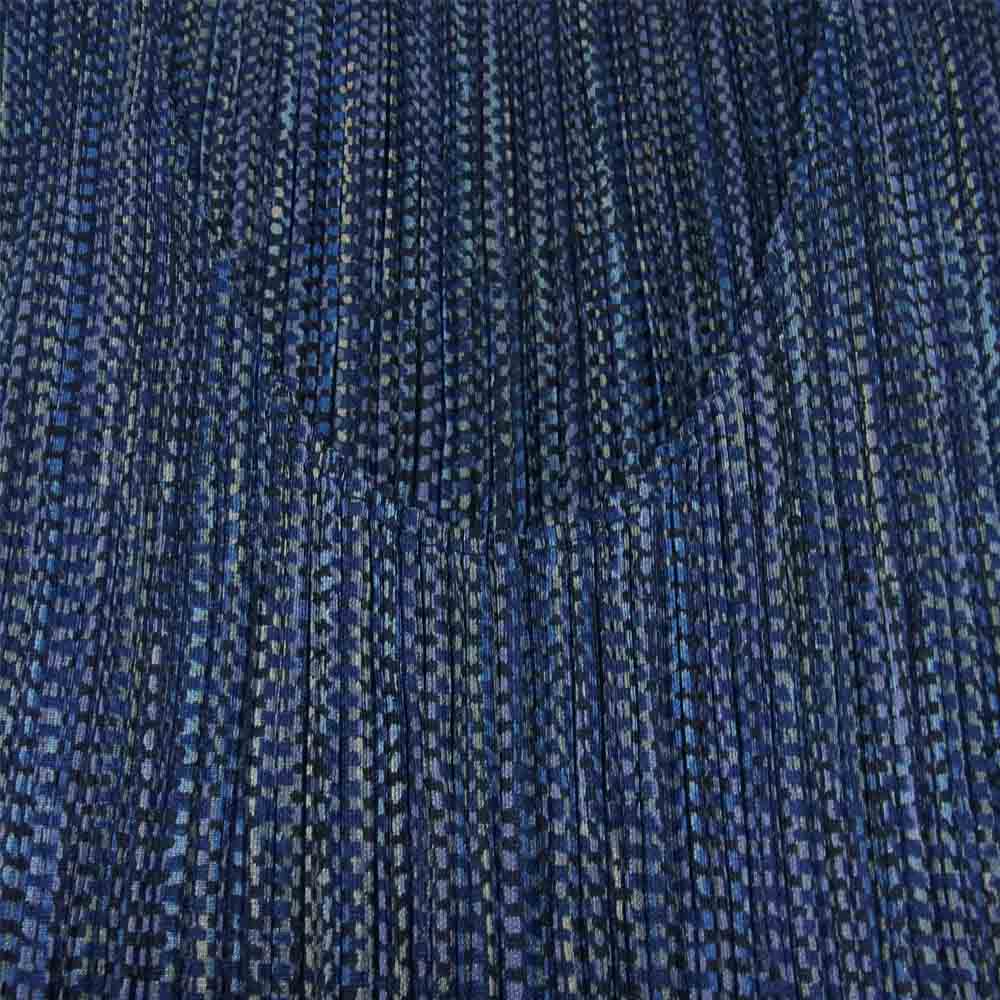 PLEATS PLEASE プリーツプリーズ イッセイミヤケ PP63-JK500 プリーツ加工 総柄 ノースリーブ キャミソール  ネイビー系 F【美品】【中古】