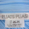 PLEATS PLEASE プリーツプリーズ イッセイミヤケ PP12-JJ301 プリーツ加工 シャツ ブラウス 水色 ライトブルー系 3【美品】【中古】