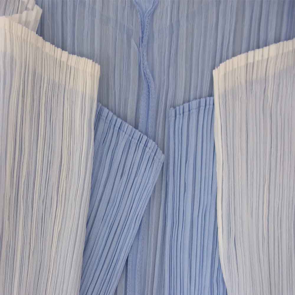 PLEATS PLEASE プリーツプリーズ イッセイミヤケ PP31-JO784 プリーツ加工 レイヤード カーディガン 白 ホワイト系 3【美品】【中古】