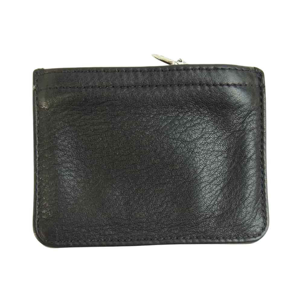 CHROME HEARTS クロムハーツ（原本有） ジッパー チェンジ パース コインケース 3×4 ブラック系【中古】