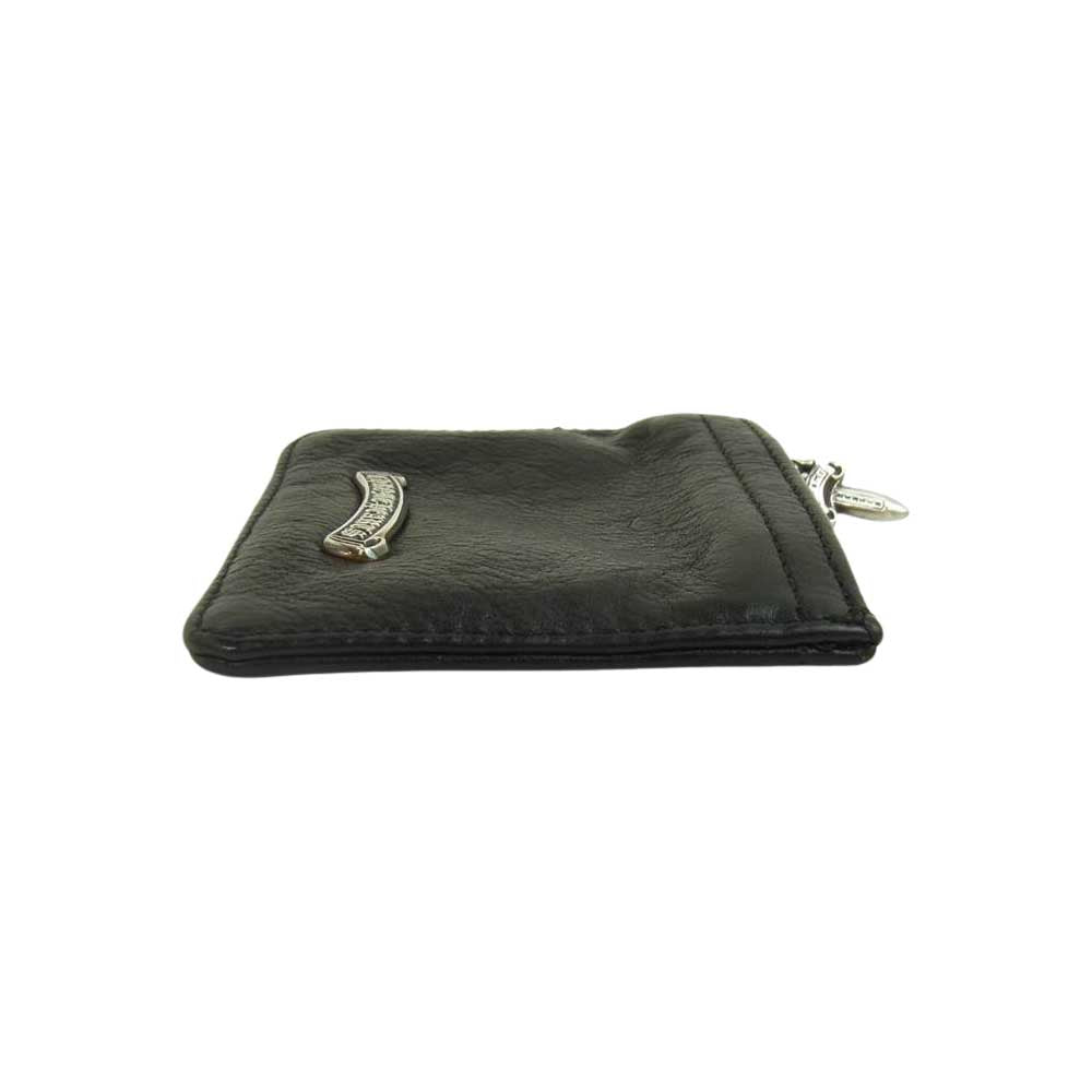 CHROME HEARTS クロムハーツ（原本有） ジッパー チェンジ パース コインケース 3×4 ブラック系【中古】