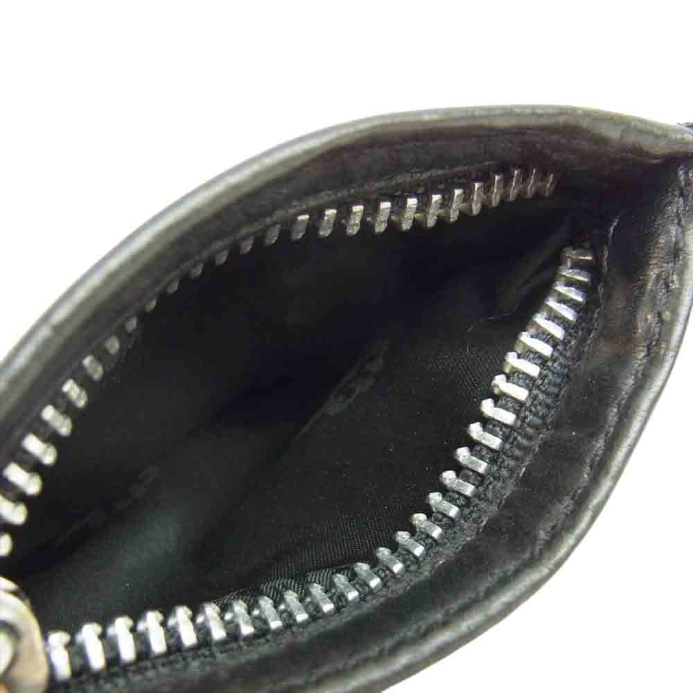 CHROME HEARTS クロムハーツ（原本有） ジッパー チェンジ パース コインケース 3×4 ブラック系【中古】