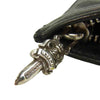 CHROME HEARTS クロムハーツ（原本有） ジッパー チェンジ パース コインケース 3×4 ブラック系【中古】