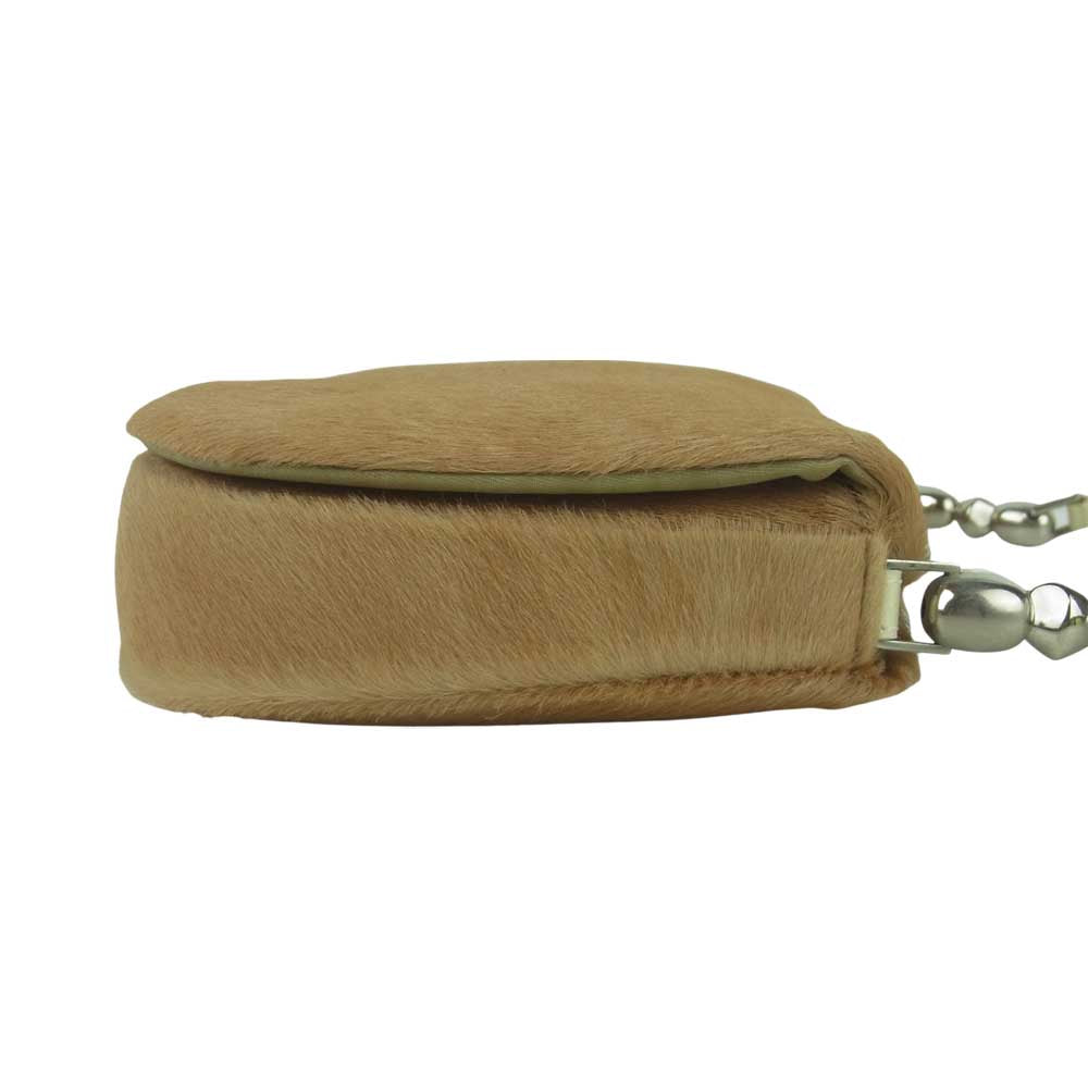Christian Dior クリスチャンディオール MA-0030 ハラコ ハンド バッグ ライトブラウン系【中古】