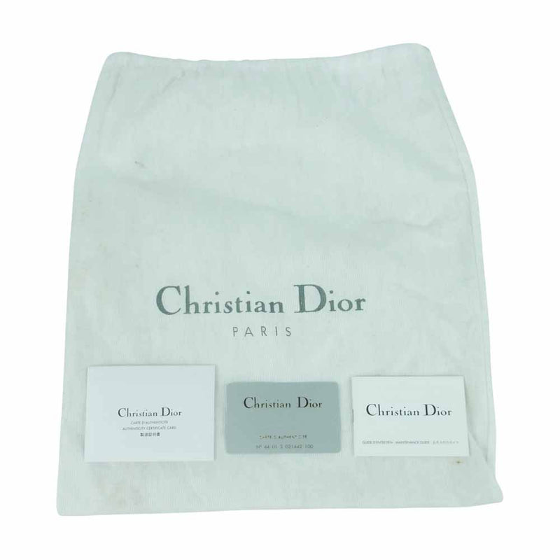 Christian Dior クリスチャンディオール MA-0030 ハラコ ハンド バッグ ライトブラウン系【中古】