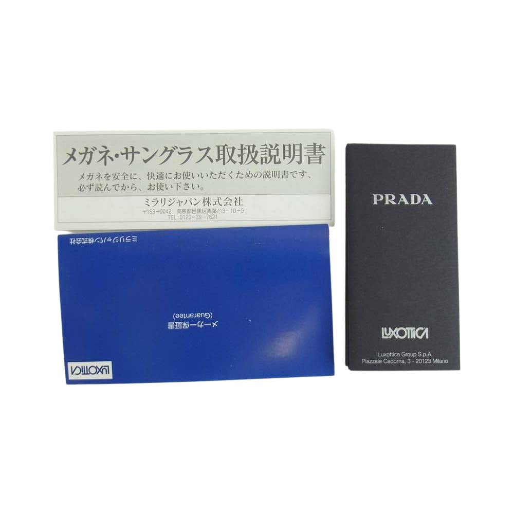 PRADA プラダ PR10RSF-1BO1A1 マットフレーム ウェリントン サングラス ブラック系【中古】