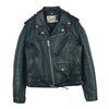 schott ショット 80s~90s バイカー パーフェクト タグ 618 レザー ダブル ライダース ジャケット ブラック系 36【中古】