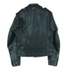 schott ショット 80s~90s バイカー パーフェクト タグ 618 レザー ダブル ライダース ジャケット ブラック系 36【中古】