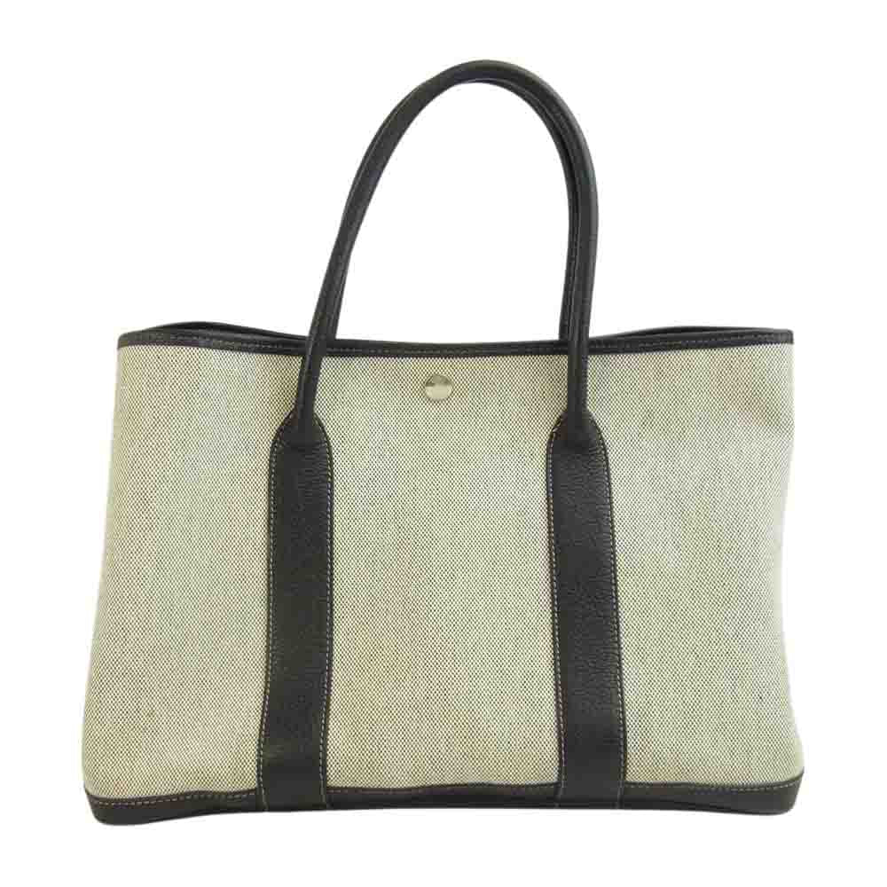 HERMES エルメス ガーデンパーティ PM □G刻印 グレー系【中古】