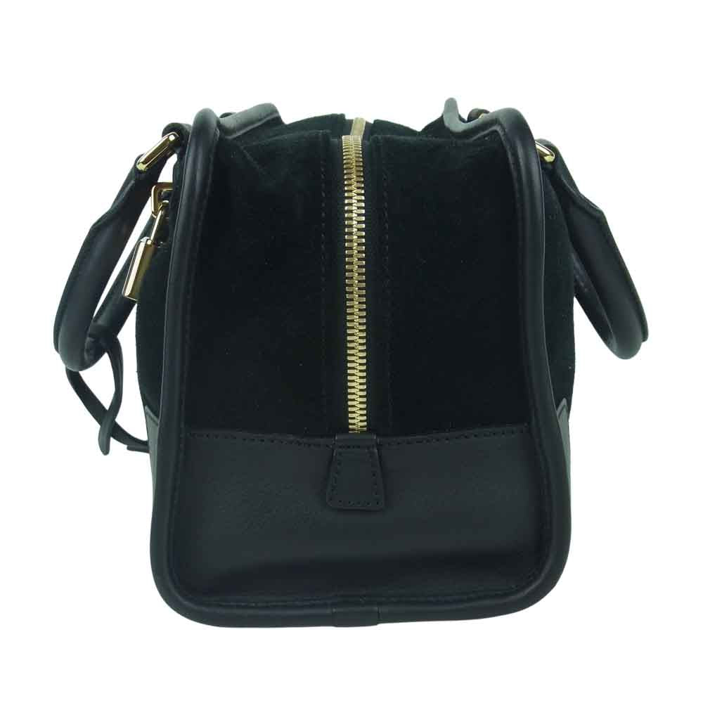 LOEWE ロエベ 352.61.A03 アナグラム アマソナ28 ハンド バッグ スペイン製 ブラック系【中古】