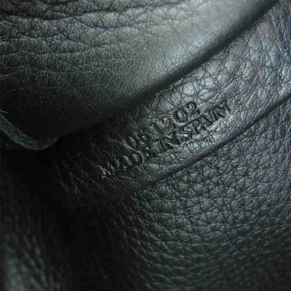 LOEWE ロエベ 352.61.A03 アナグラム アマソナ28 ハンド バッグ スペイン製 ブラック系【中古】