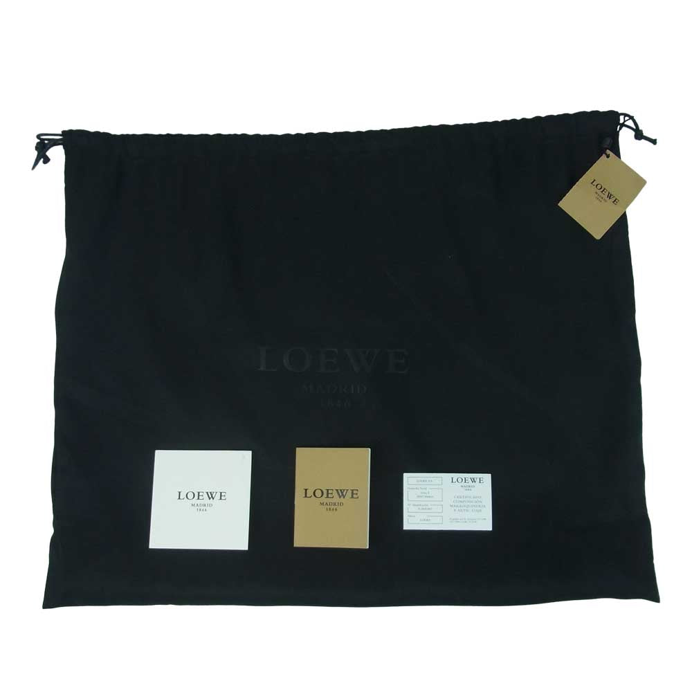 LOEWE ロエベ 352.61.A03 アナグラム アマソナ28 ハンド バッグ スペイン製 ブラック系【中古】