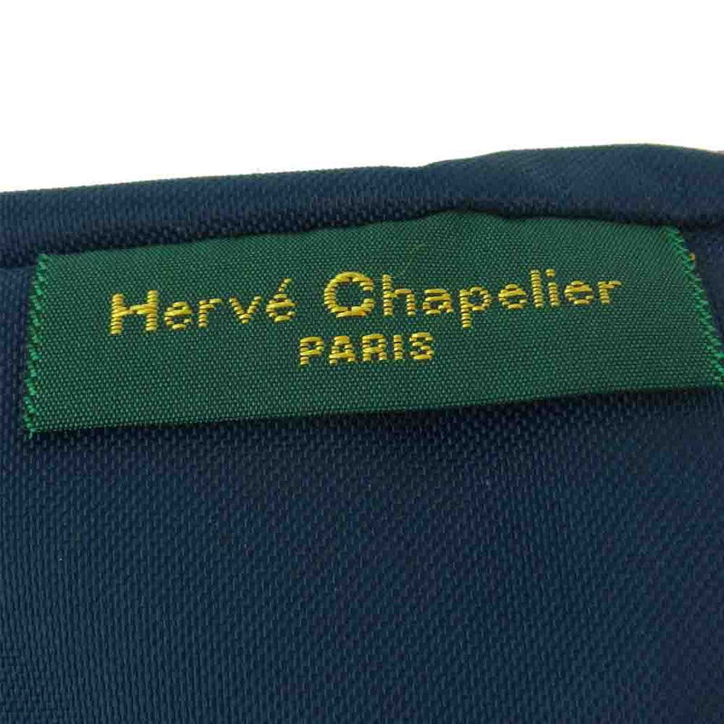 Herve Chapelier エルベ・シャプリエ 1027N ポリアミド ナイロン 舟形 トート バッグ M フランス製 ネイビー系 ピンク系【中古】