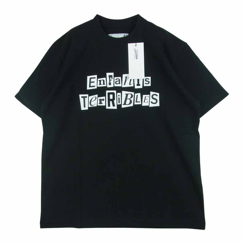 Sacai サカイ 21-0249S Jean Paul Gaultier ジャンポールゴルチエ Enfants Terribles Print T-Shirt プリント 半袖 Tシャツ ブラック系 2【新古品】【未使用】【中古】