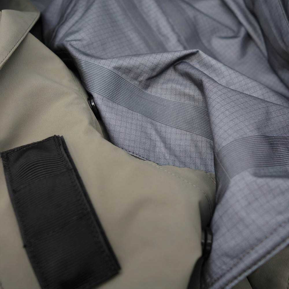Sacai サカイ 22SS 22-06011 ACRONYM アクロニウム CROP JACKET クロップ ジャケット チャコールグレー系 3【極上美品】【中古】