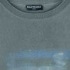 BALENCIAGA バレンシアガ 508185 TYK36 PARIS TEE パリ プリント 半袖 Tシャツ コットン グレー系 L【中古】