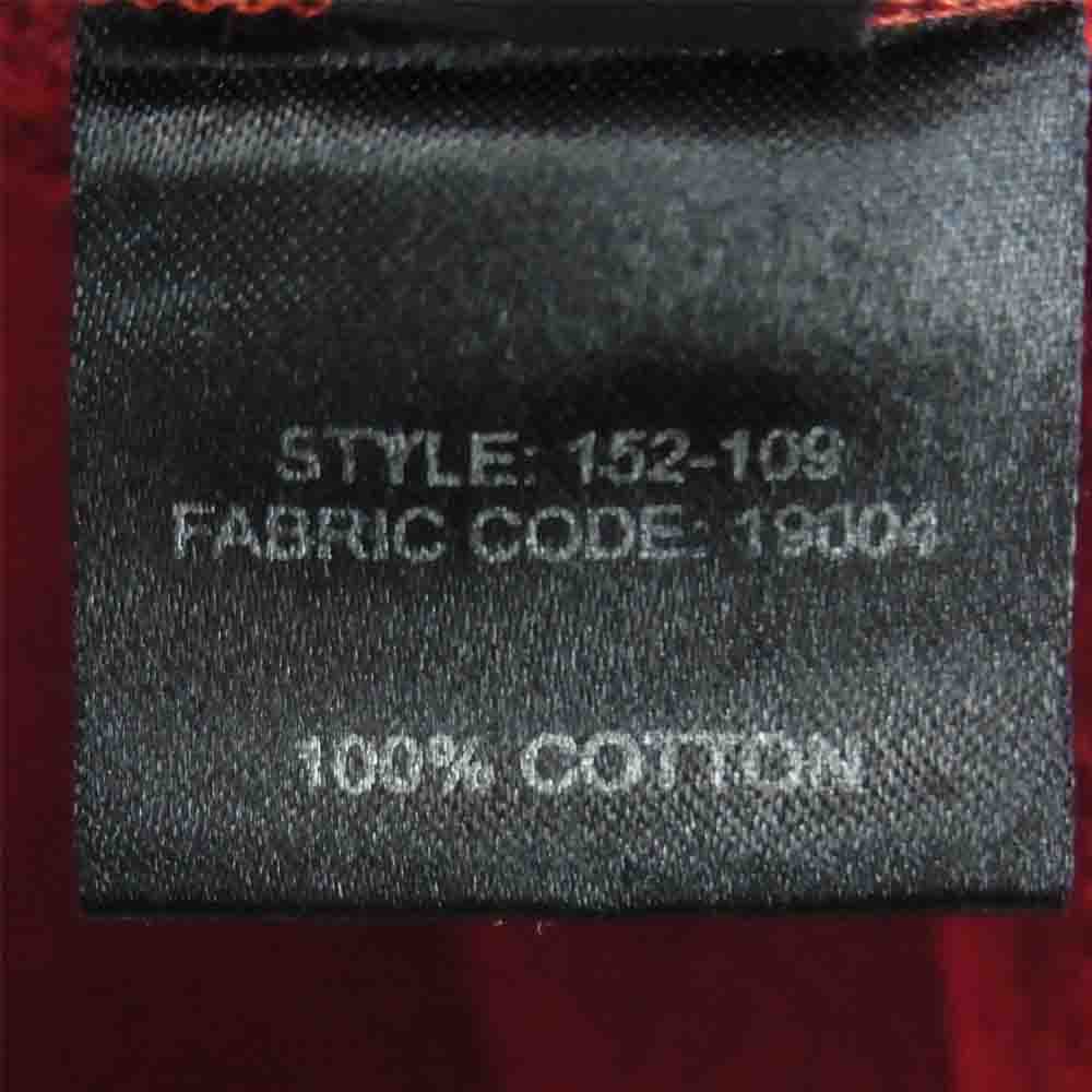 RAF SIMONS ラフシモンズ TO THE ARCHIVES トゥーザ アーカイブス バック プリント サイド ジップ スウェット レッド系 M【中古】