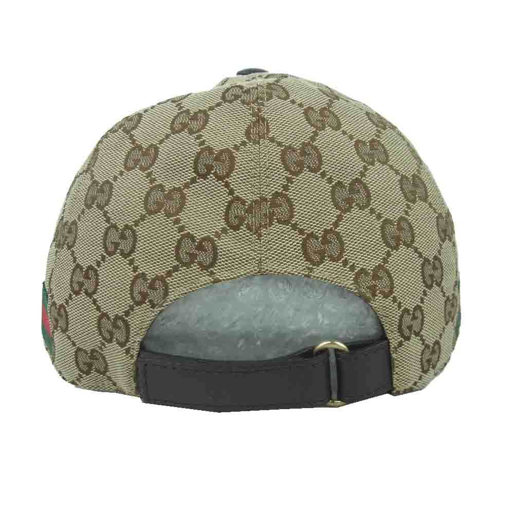 GUCCI グッチ 200035 KQWBG 国内正規品 オリジナル GG キャンバス ベースボール キャップ 帽子 ライトブラウン系【中古】