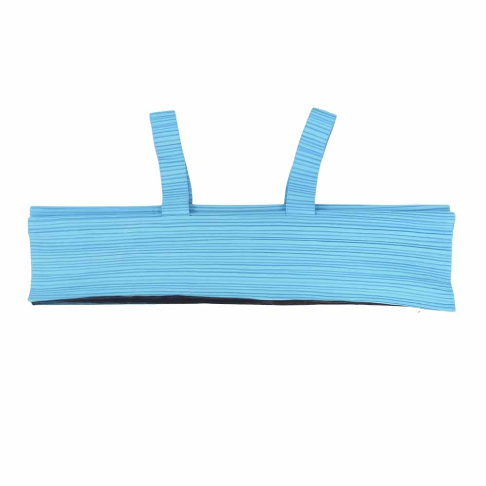 PLEATS PLEASE プリーツプリーズ イッセイミヤケ PP26-AG432 プリーツ加工 メッシュ 変形 バッグ 水色 ライトブルー系【美品】【中古】