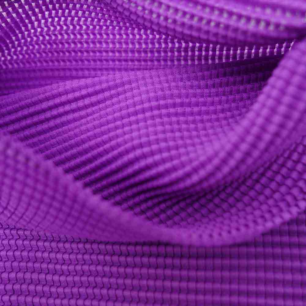 イッセイミヤケ プリーツ PP01FK918 ボックスプリーツ ボルトネック カットソー 半袖 紫 パープル系 3【美品】【中古】