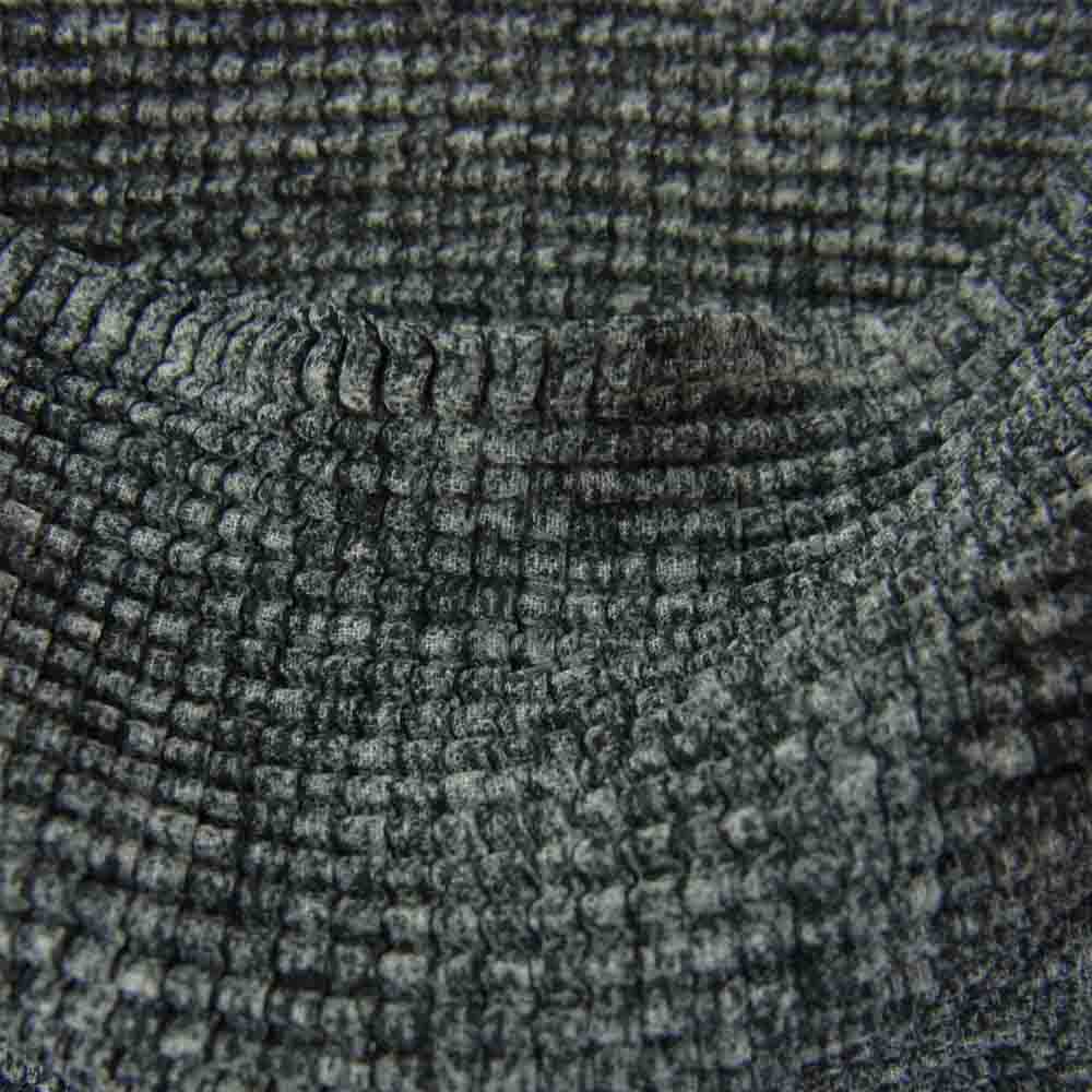 イッセイミヤケ プリーツ PP68FK805 ボックスプリーツ ボトルネック カットソー 半袖 グレー グレー系 3【美品】【中古】