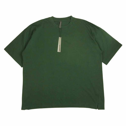 KAZUYUKI KUMAGAI ATTACHMENT カズユキクマガイアタッチメント 20SS KJ01-021 超長綿天竺 クルーネック S/S 半袖 Tシャツ カットソー グリーン系 1【新古品】【未使用】【中古】
