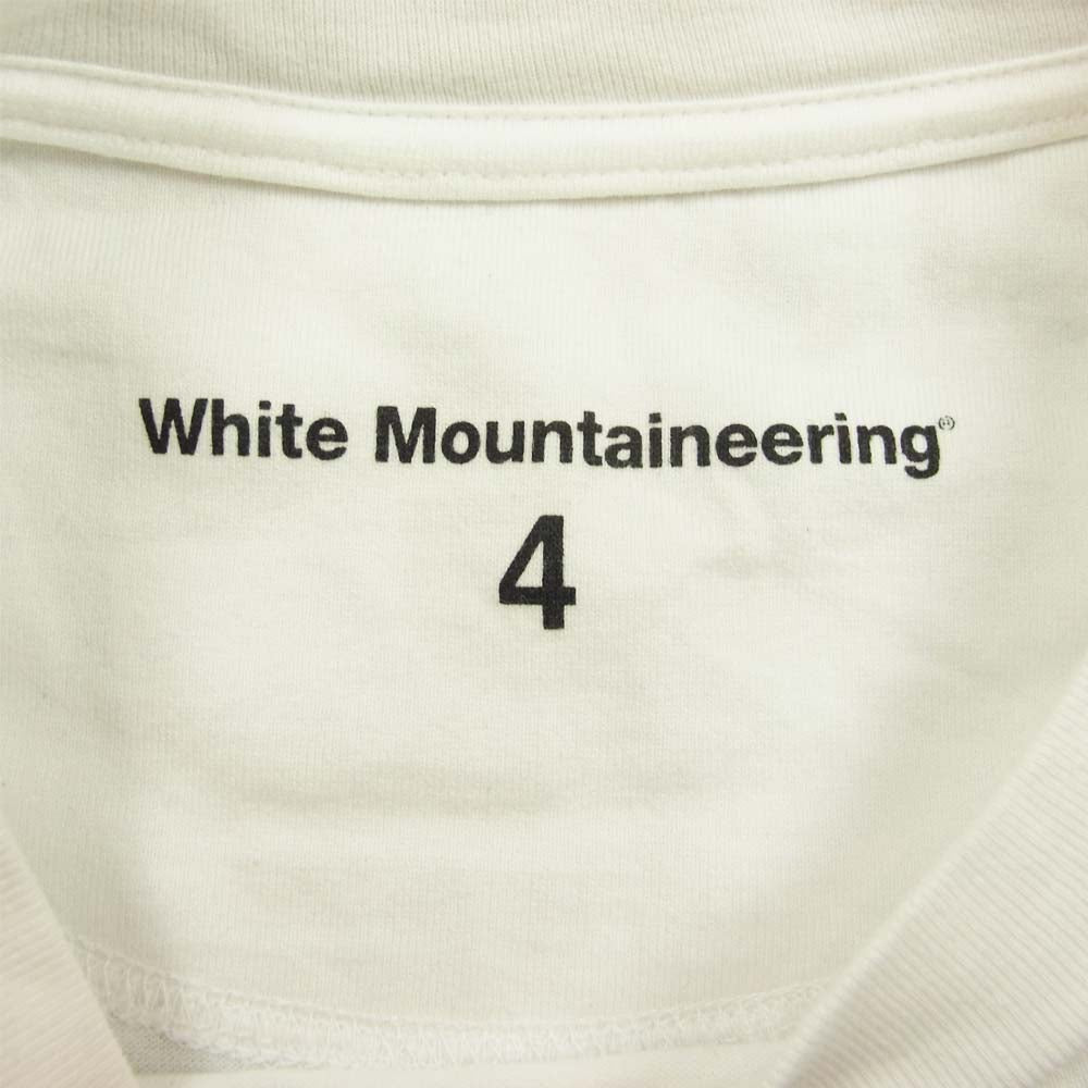 WHITE MOUNTAINEERING ホワイトマウンテニアリング WM2173524 × DISNEY PRINTED T-SHIRT ディズニー ミッキーマウス プリント 半袖 Tシャツ ホワイト ホワイト系 4【美品】【中古】