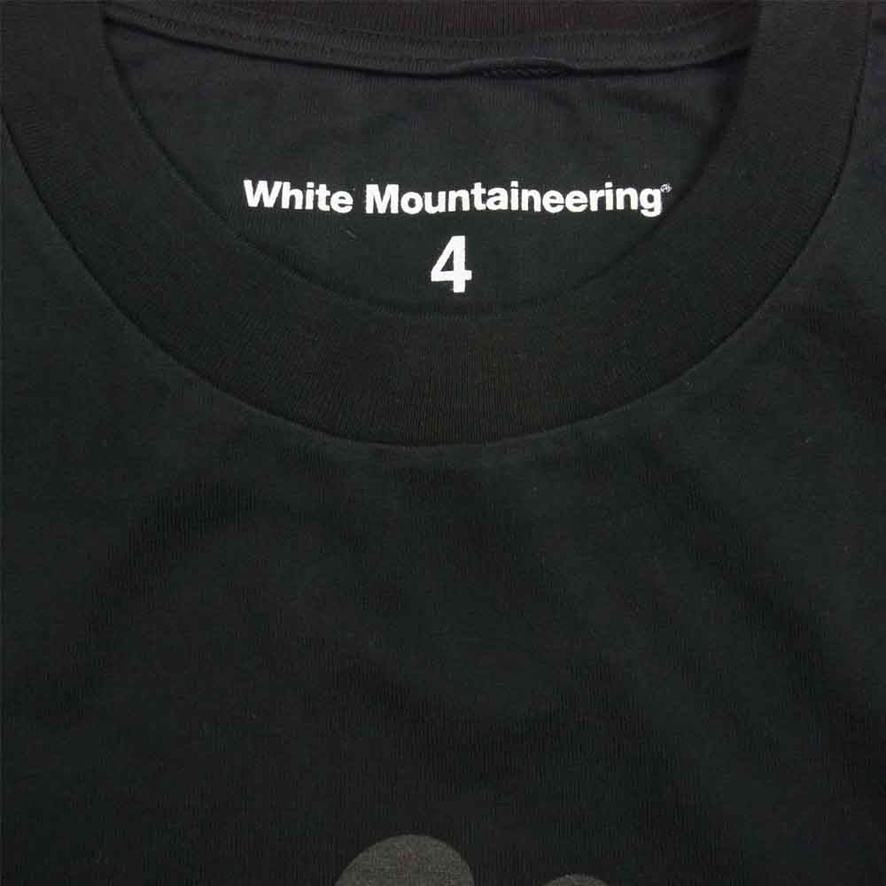 WHITE MOUNTAINEERING ホワイトマウンテニアリング WM2173524 × DISNEY PRINTED T-SHIRT ディズニー ミッキーマウス プリント 半袖 Tシャツ ブラック ブラック系 4【新古品】【未使用】【中古】