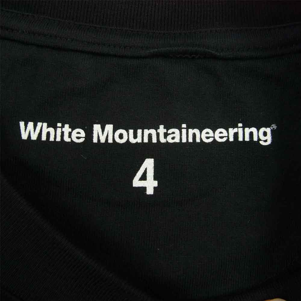 WHITE MOUNTAINEERING ホワイトマウンテニアリング WM2173524 × DISNEY PRINTED T-SHIRT ディズニー ミッキーマウス プリント 半袖 Tシャツ ブラック ブラック系 4【新古品】【未使用】【中古】