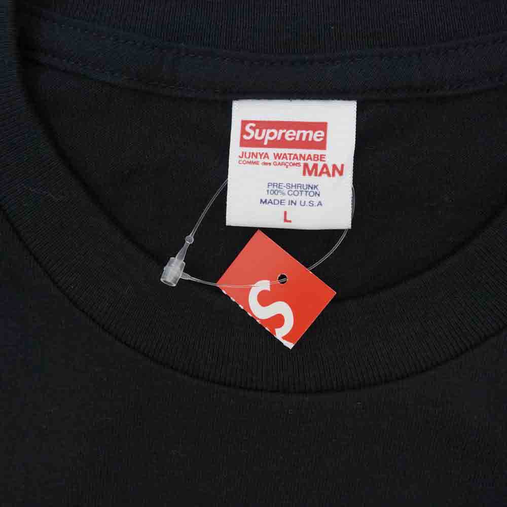 Supreme シュプリーム 21AW × JUNYA WATANABE COMME des GARCONS MAN 21AW Nature Tee ジュンヤワタナベ コムデギャルソン ナチュル フォト プリント 半袖 Tシャツ ブラック系 L【新古品】【未使用】【中古】