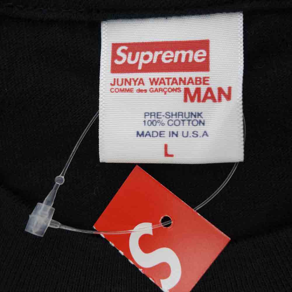 Supreme シュプリーム 21AW × JUNYA WATANABE COMME des GARCONS MAN 21AW Nature Tee ジュンヤワタナベ コムデギャルソン ナチュル フォト プリント 半袖 Tシャツ ブラック系 L【新古品】【未使用】【中古】