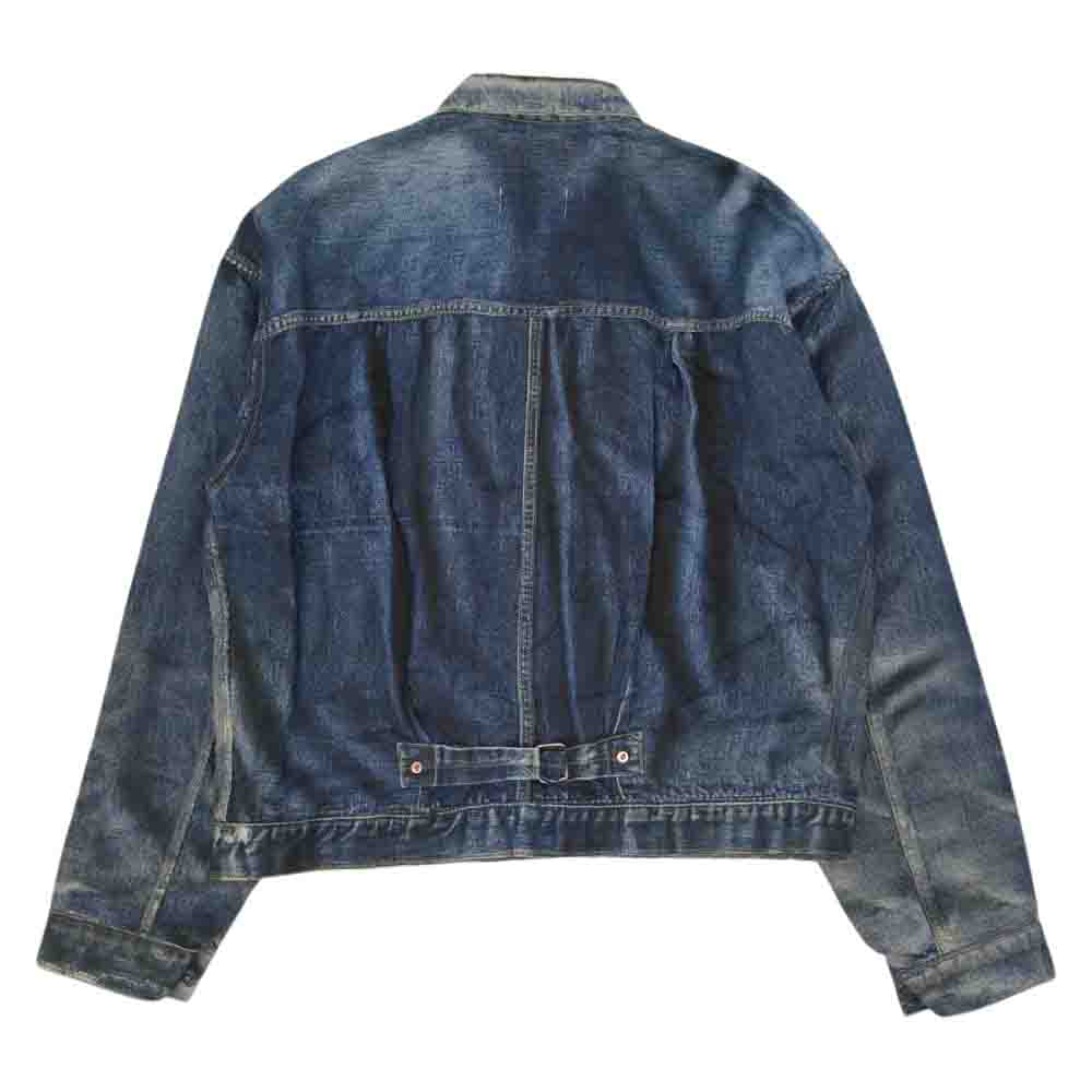 JUNYA WATANABE COMME des GARCONS ジュンヤワタナベコムデギャルソン eye × LEVI'S リーバイス ベルベルジン 22SS WI-J907-100 転写プリント デニムジャケット Ｇジャン インディゴブルー系 L【美品】【中古】