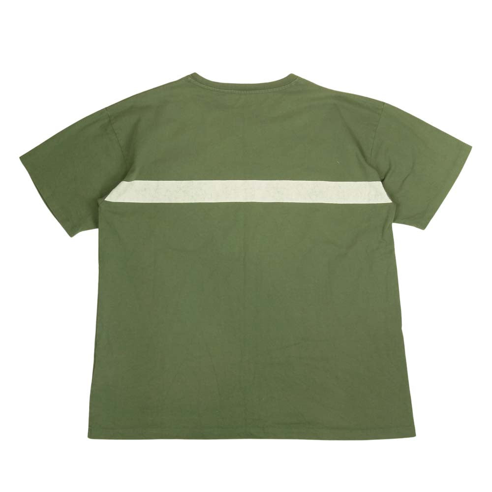 ラスベート 20SS PACC6-T003 Print Stripe T-Shirt プリント ストライプ Tシャツ カーキ系 M【中古】