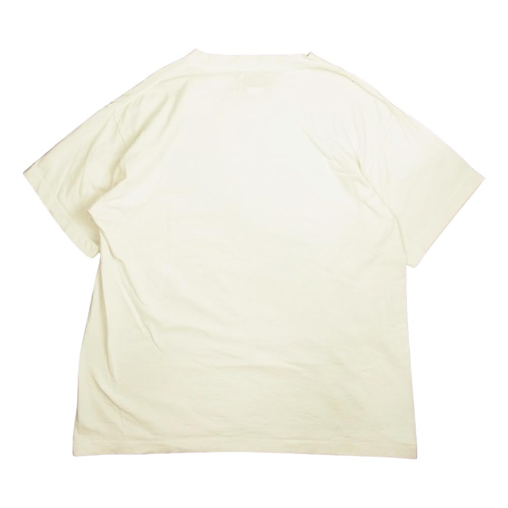 エモーショナリー アンアベイラブル SS HEART T WHT プリント Tシャツ ホワイト系 XL【中古】