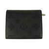 LOUIS VUITTON ルイ・ヴィトン M62540 マヒナ ポルトフォイユ イリス コンパクト ブラック系【中古】