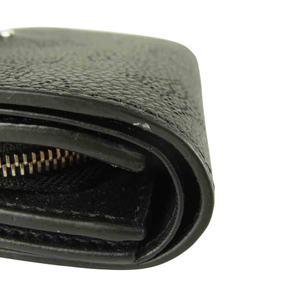 LOUIS VUITTON ルイ・ヴィトン M62540 マヒナ ポルトフォイユ イリス コンパクト ブラック系【中古】