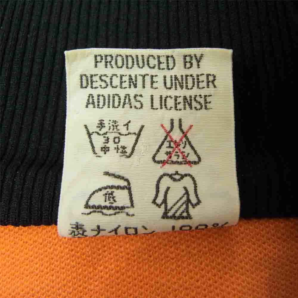 adidas アディダス 60s~70s トレフォイルマーク無タグ トラック ジャージ ジャケット オレンジ系 3【中古】