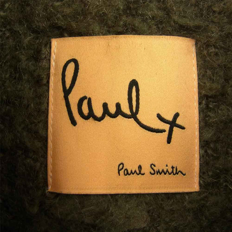 Paul Smith ポール・スミス 220-586-300 アクリル ウール モヘア コート ブラウン系 M【中古】