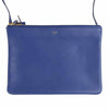 CELINE セリーヌ トリオ スモール 3連 ショルダーポーチ ブルー系【中古】
