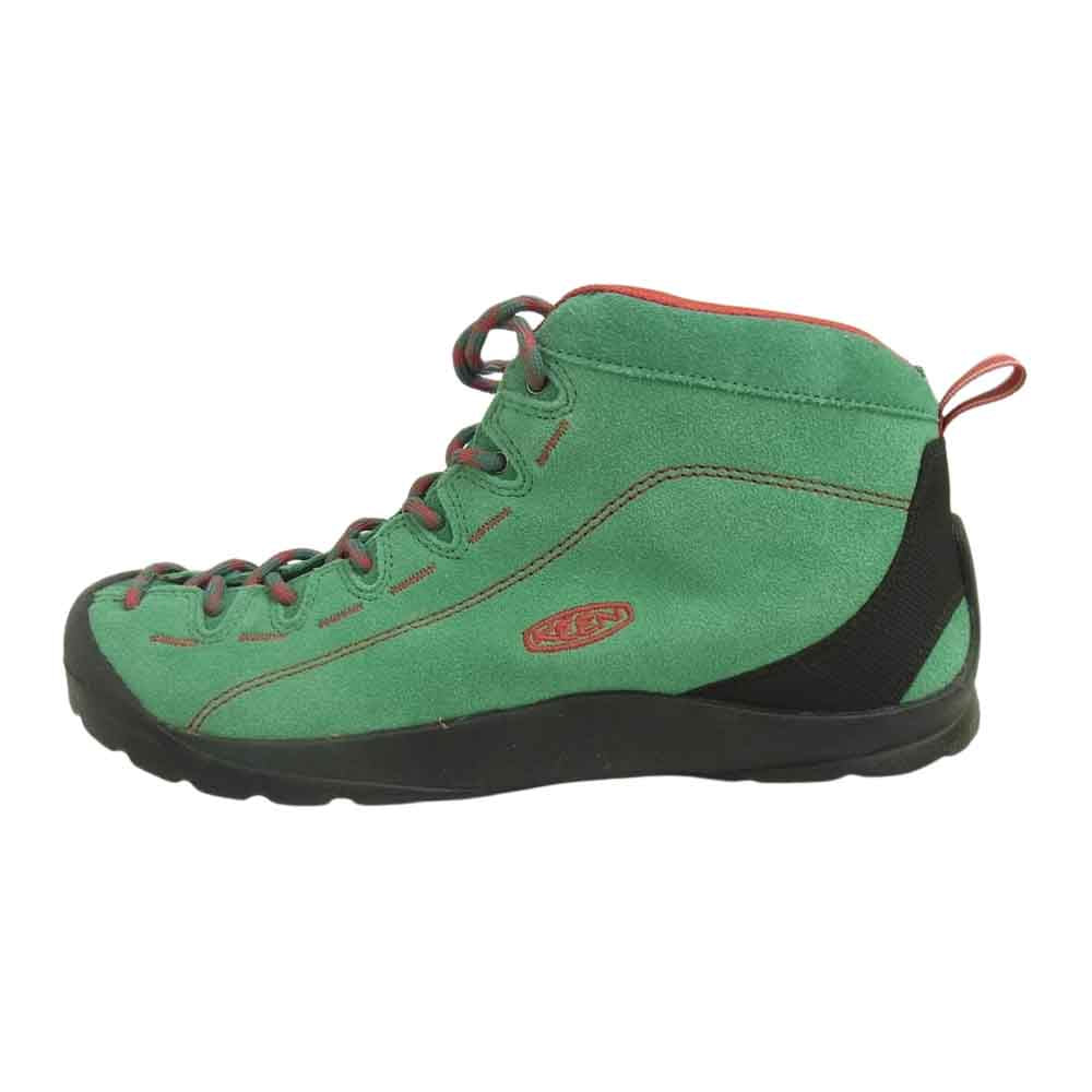 KEEN キーン JASPER TRAIL ジャスパー トレイル  ハイカット ブーツ シューズ  グリーン系 9.5【中古】