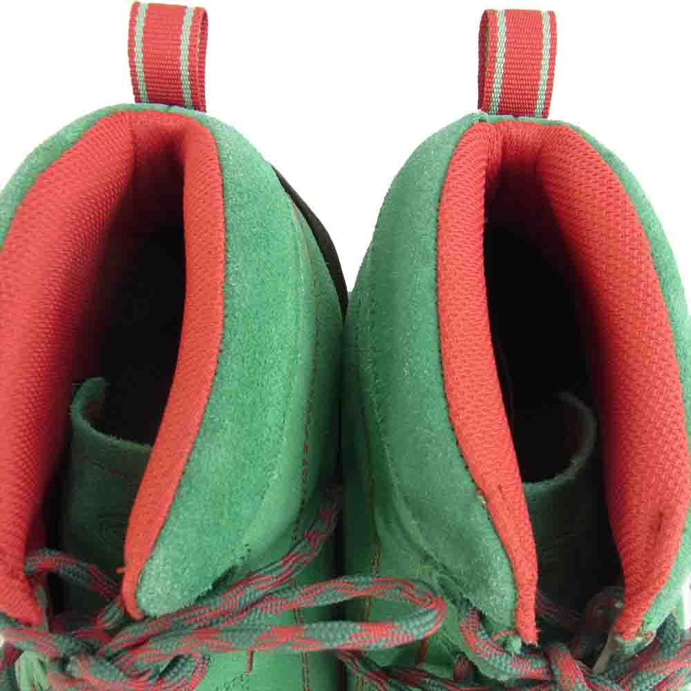 KEEN キーン JASPER TRAIL ジャスパー トレイル  ハイカット ブーツ シューズ  グリーン系 9.5【中古】