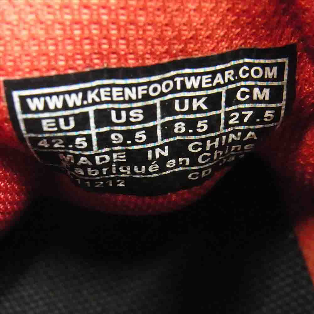 KEEN キーン JASPER TRAIL ジャスパー トレイル  ハイカット ブーツ シューズ  グリーン系 9.5【中古】