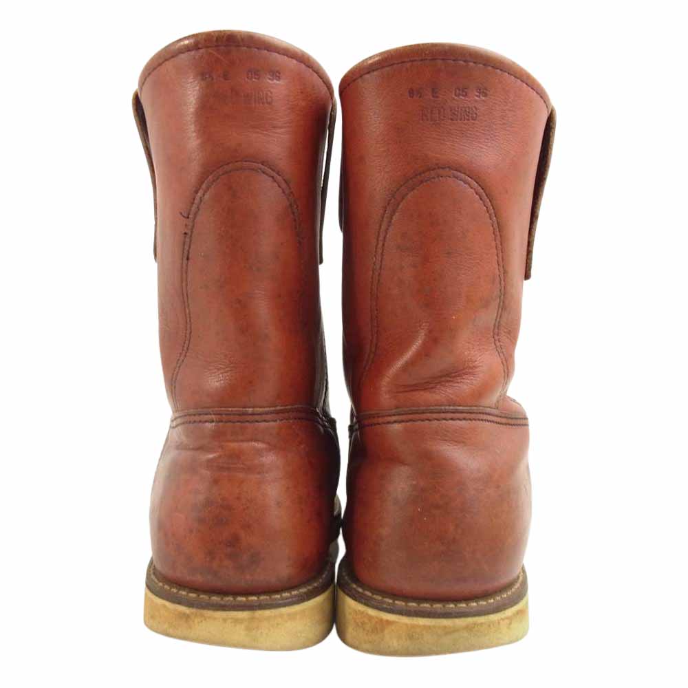 RED WING レッドウィング 90s 緑犬タグ ペコス ブーツ ブラウン系 8.5【中古】