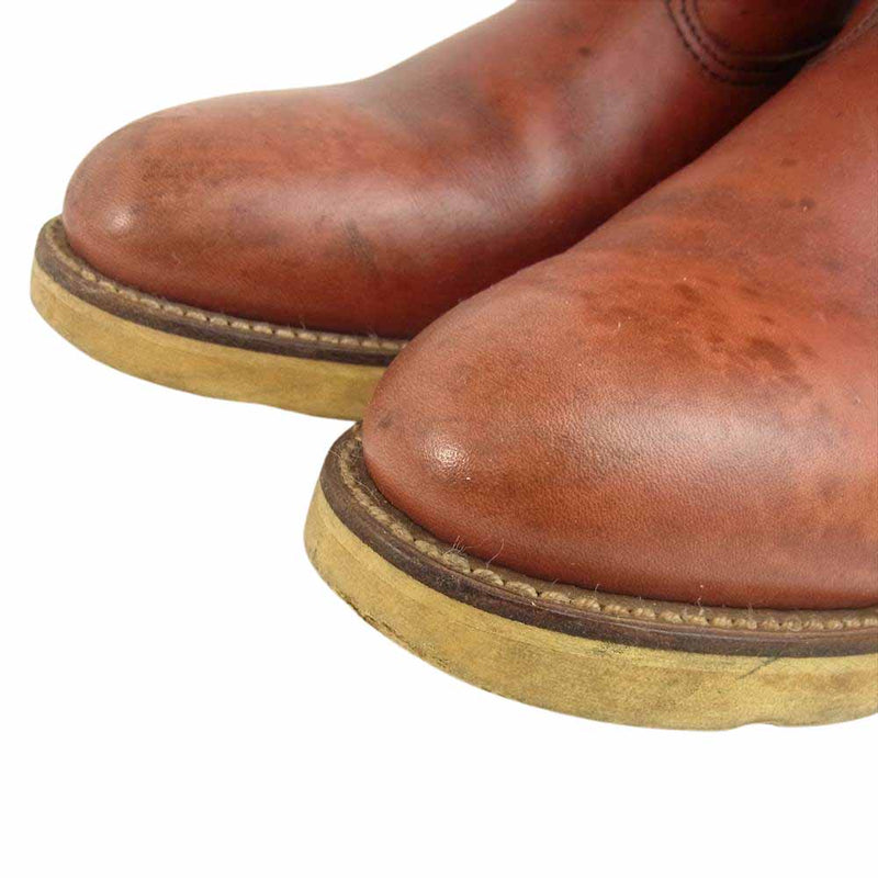 RED WING レッドウィング 90s 緑犬タグ ペコス ブーツ ブラウン系 8.5【中古】