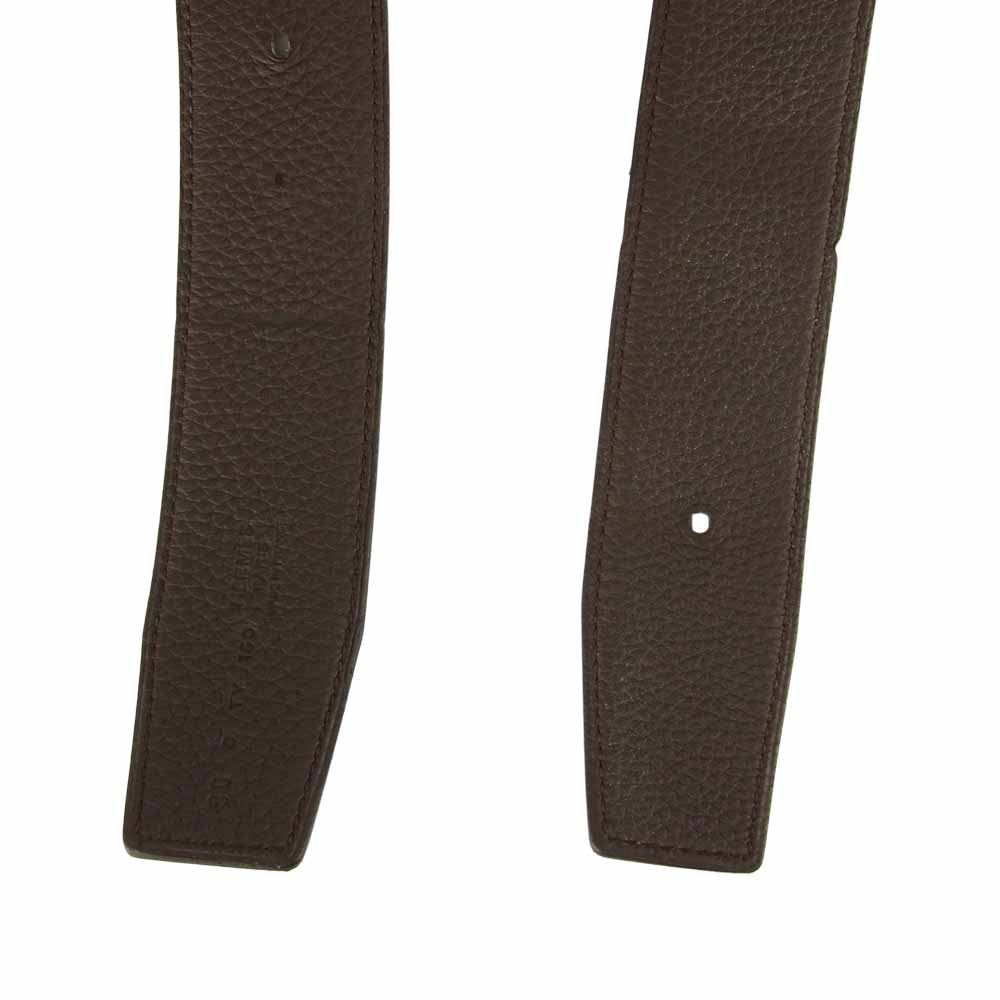 HERMES エルメス D刻印 コンスタンス Hベルト シルバー金具 ブラック系【中古】