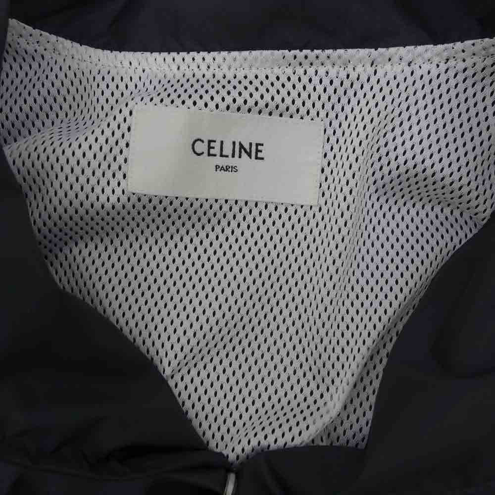 CELINE セリーヌ 22SS 2W544495M イニシャルプリント ルーズ ナイロン コーチ ジャケット  ブラック系 48【中古】