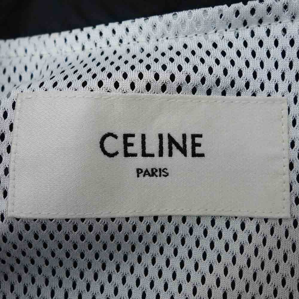 CELINE セリーヌ 22SS 2W544495M イニシャルプリント ルーズ ナイロン コーチ ジャケット  ブラック系 48【中古】