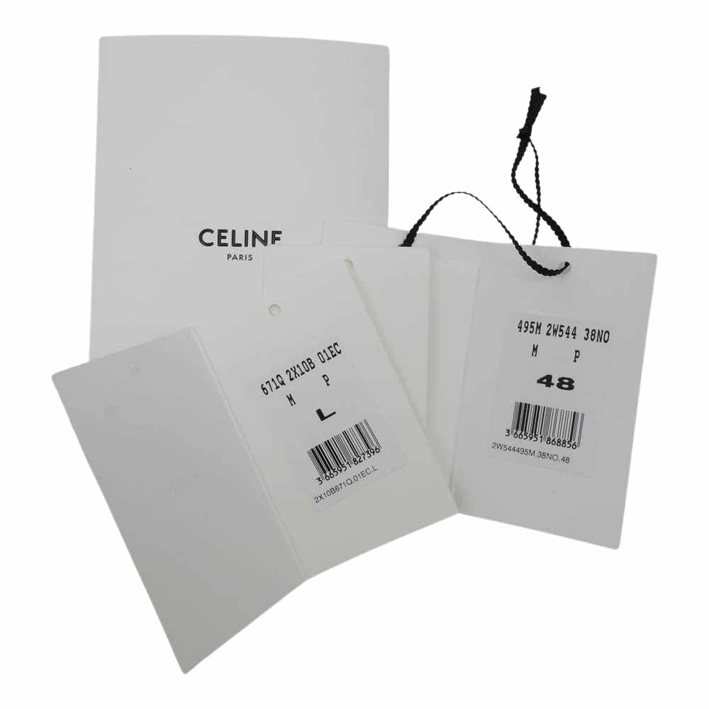 CELINE セリーヌ 22SS 2W544495M イニシャルプリント ルーズ ナイロン コーチ ジャケット  ブラック系 48【中古】