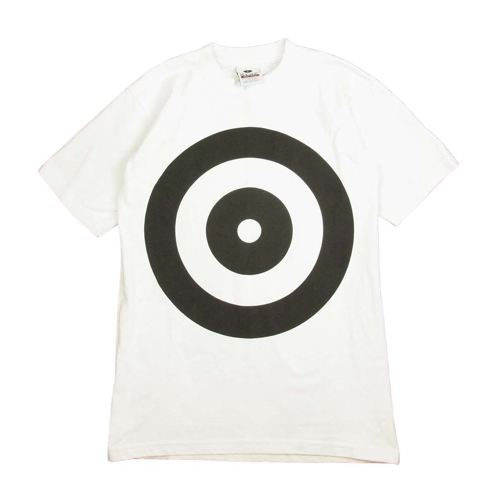TENDERLOIN テンダーロイン T-TEE NA FISH EYE フィッシュアイ ターゲット プリント 半袖 Tシャツ ホワイト系 S【中古】