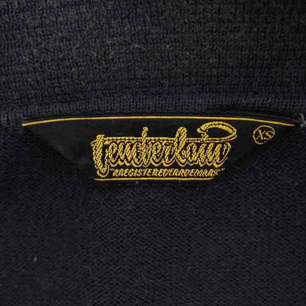 TENDERLOIN テンダーロイン 半袖 ボーダー ポロシャツ  ネイビー系 XS【中古】